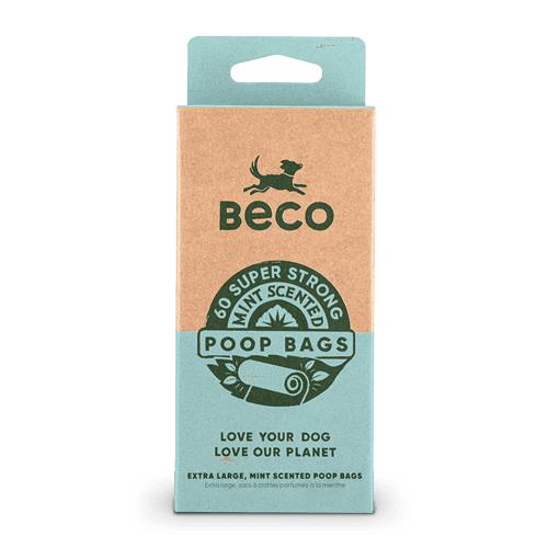 Poches à crottes x4 rouleaux parfum menthe – Beco