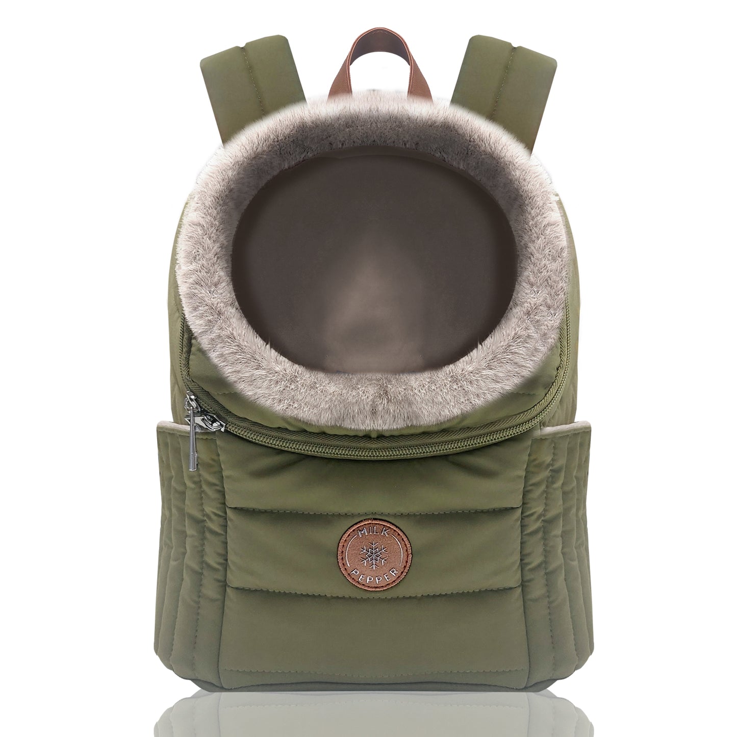 Sac de transport LUCIEN Kaki pour chien