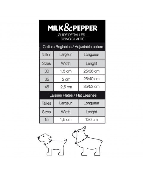 Collier KENYA Léopard pour chien – Milk & Pepper