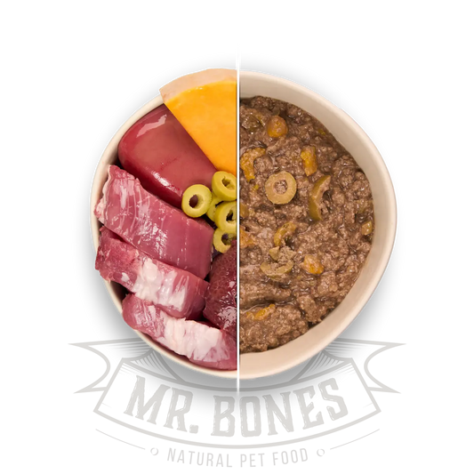 Repas Cuisiné au Porc Ibérique & Légumes pour Chien – Aliment Complet Sans Céréales