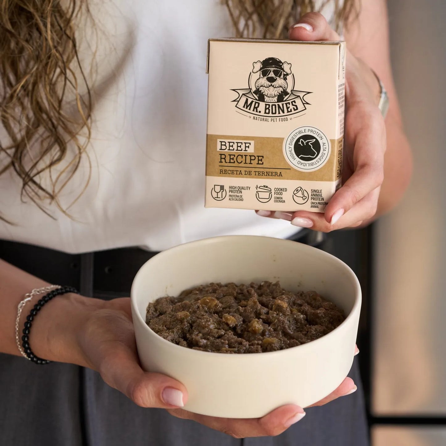 Repas Cuisiné au Veau & Légumes pour Chien – Aliment Complet Sans Céréales