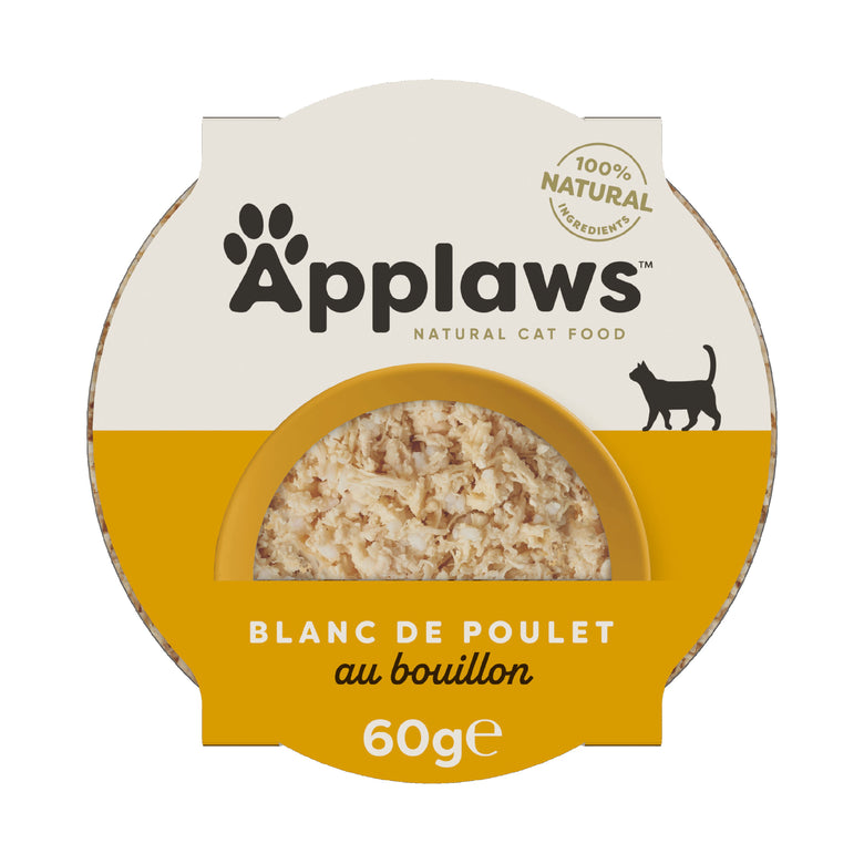 Filet de Poulet & Riz pour chat 85 g – Applaws