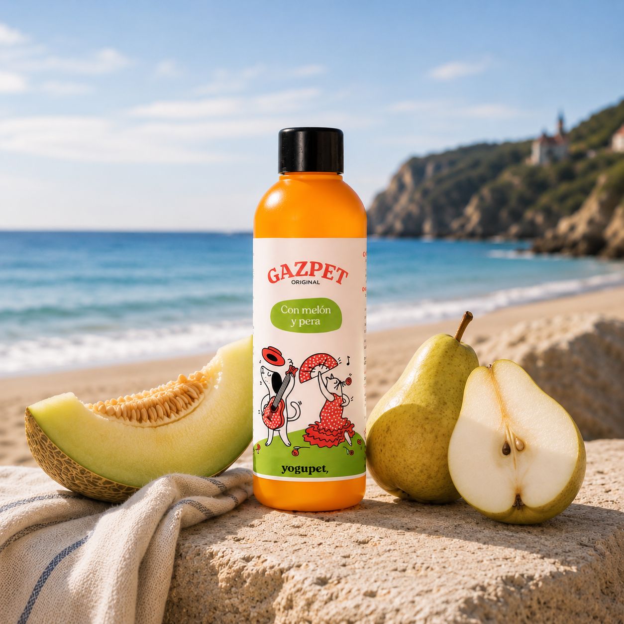 Gazpet Melon & Poire Yogupet – Yaourt à boire sans lactose pour chien