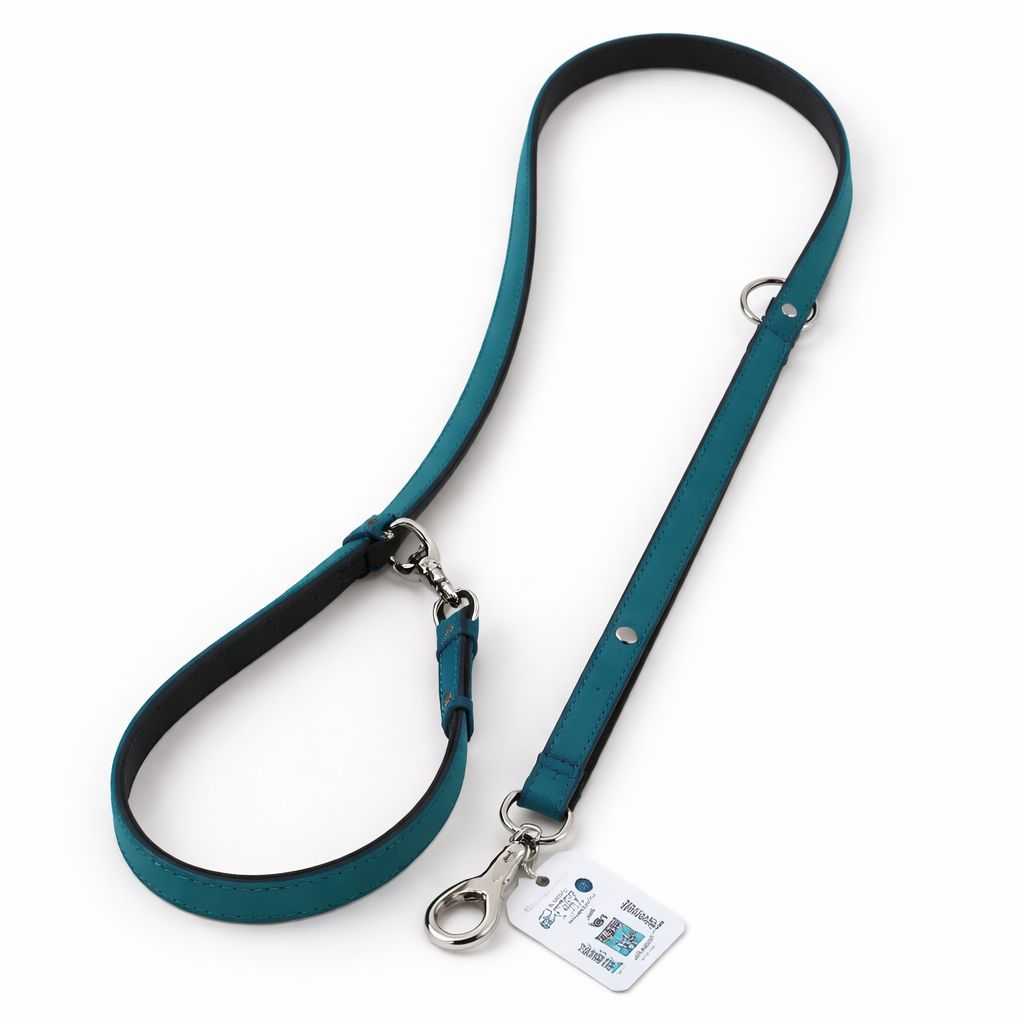 Laisse cuir multiposition VANCOUVER 200 cm pour chien – Das Lederband