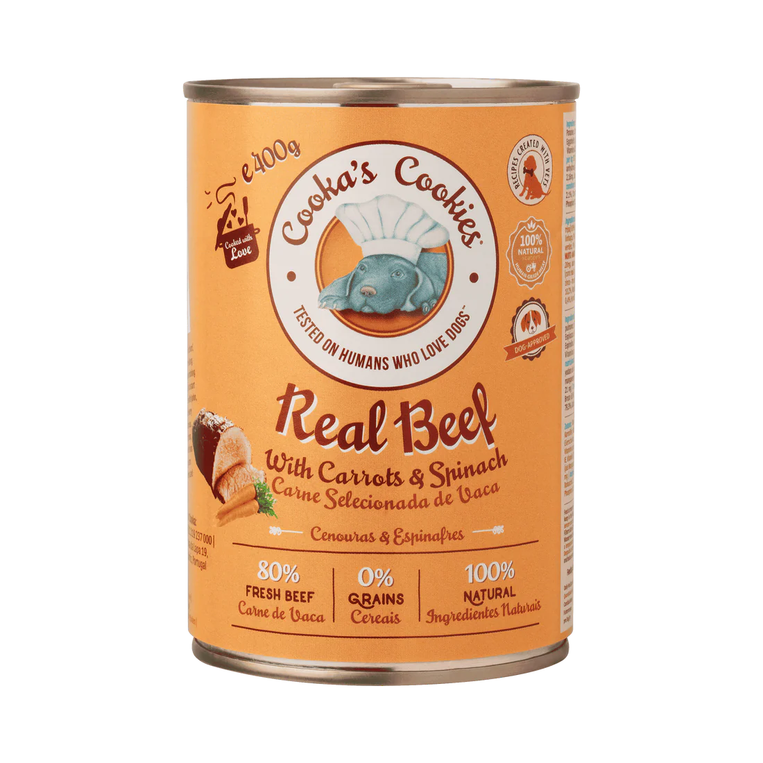 Pâtée Real Beef pour chien – Cooka's Cookies