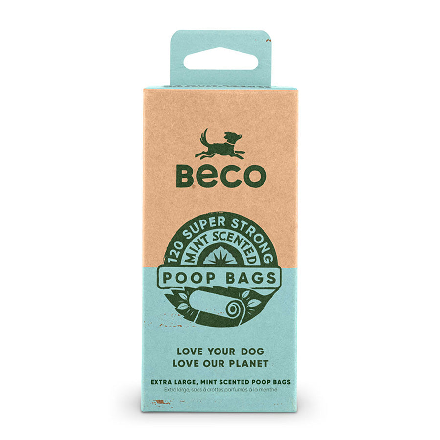 Poches à crottes x8 rouleaux parfum menthe – Beco