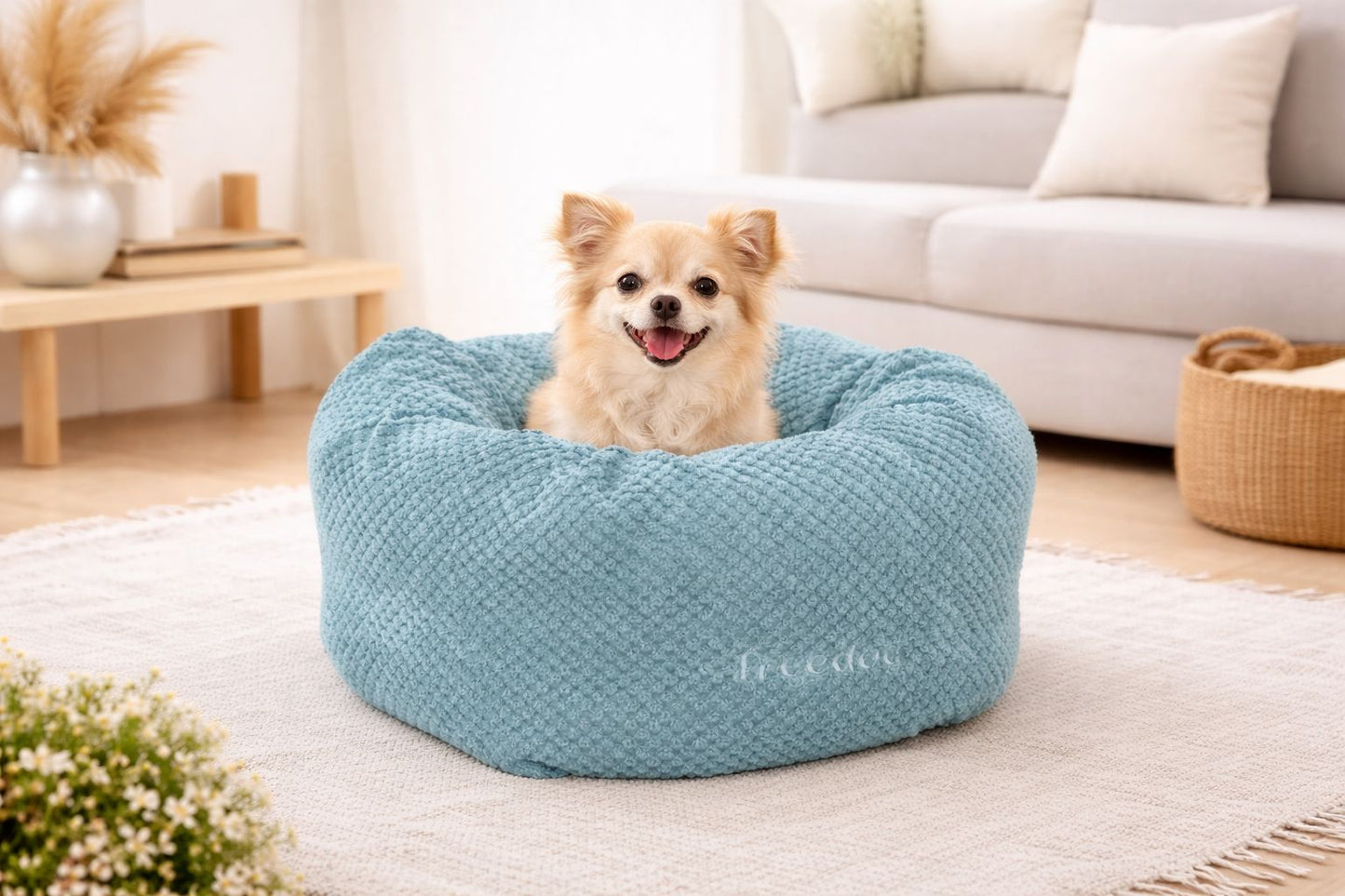 Coussin PUFF AQUA pour chien – Freedog