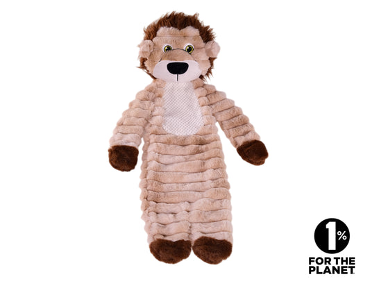 Peluche Lion XXL 73 cm avec pouic et papier bruissant pour chien – Vadigran