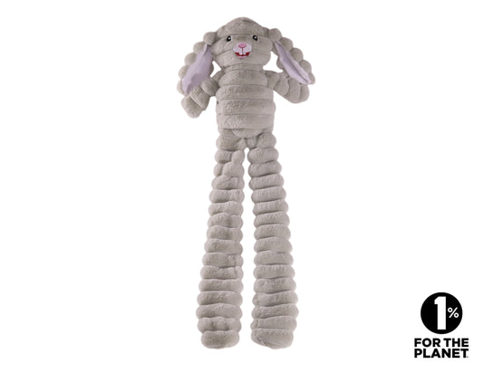 Peluche Lapin XXL 82 cm avec pouic et papier bruissant pour chien – Vadigran