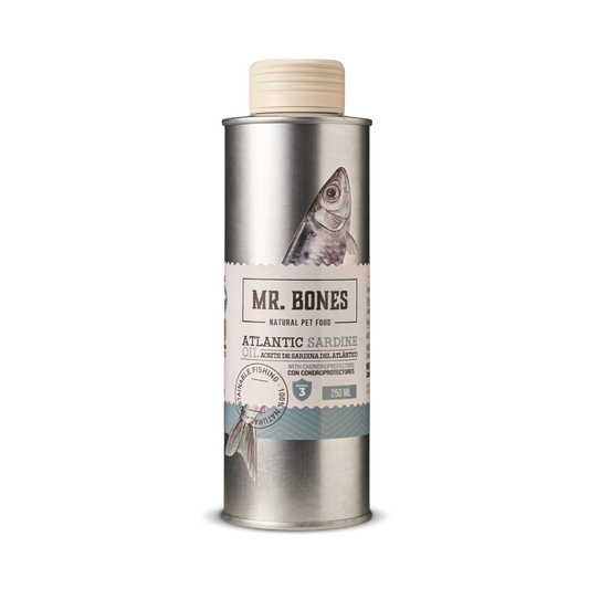 Huile de Sardine pour Chiens & Chats avec Chondroprotecteurs – Oméga-3, Glucosamine & Chondroïtine