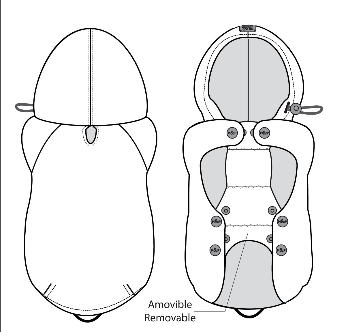 Imperméable ciré TRIBORD special corps musclé – Milk & Pepper