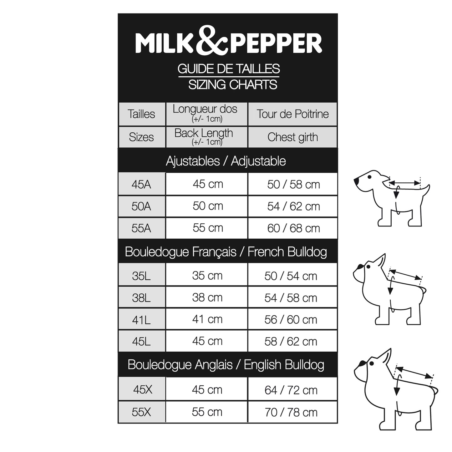 Imperméable HAWA avec harnais intégré pour chien – Milk & Pepper