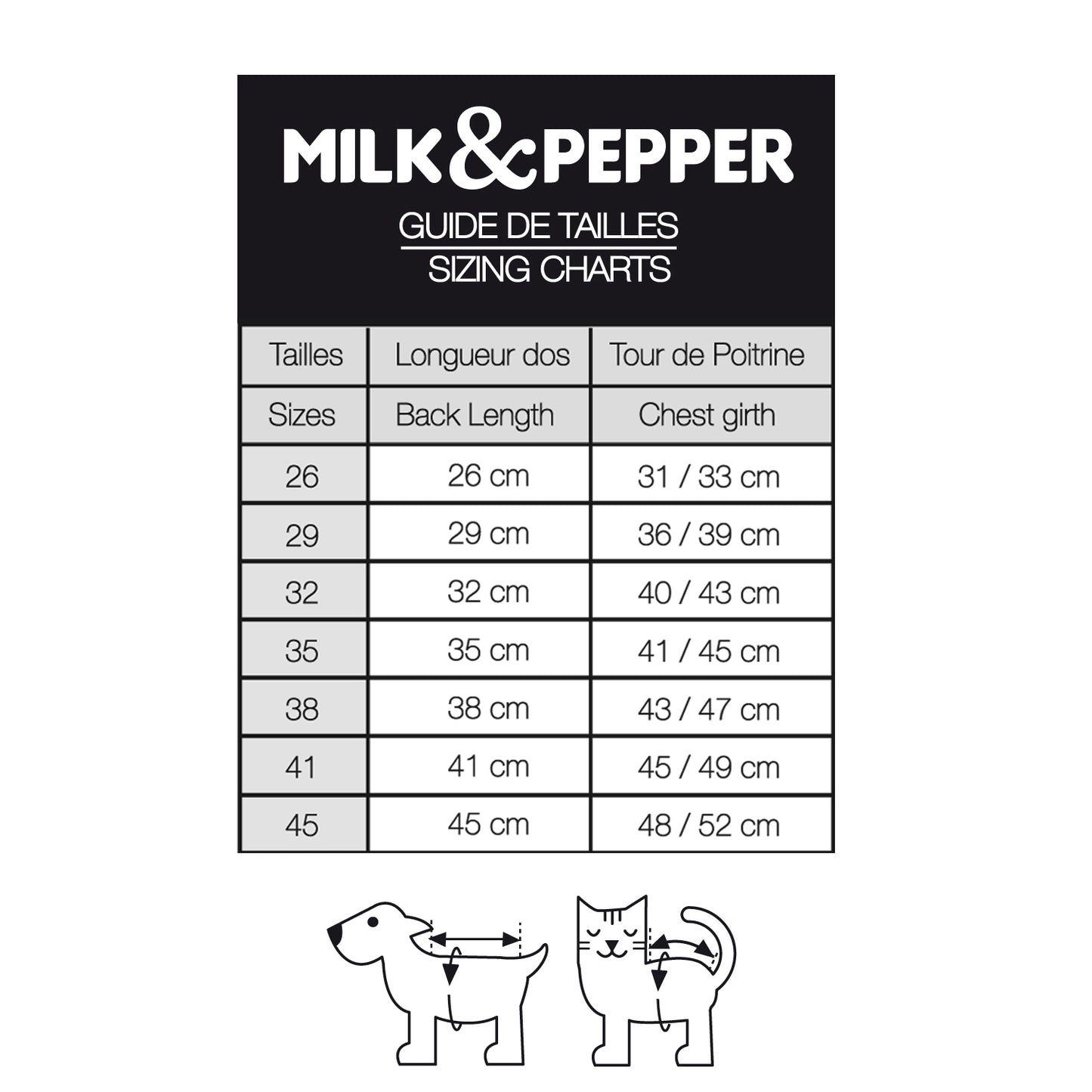 Imperméable IVONIG avec harnais intégré pour chien – Milk & Pepper