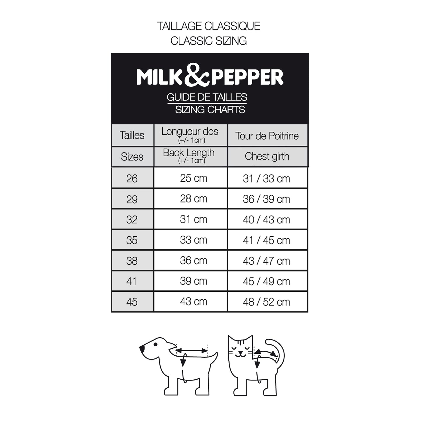T-shirt SOLENA pour chien – Milk & Pepper