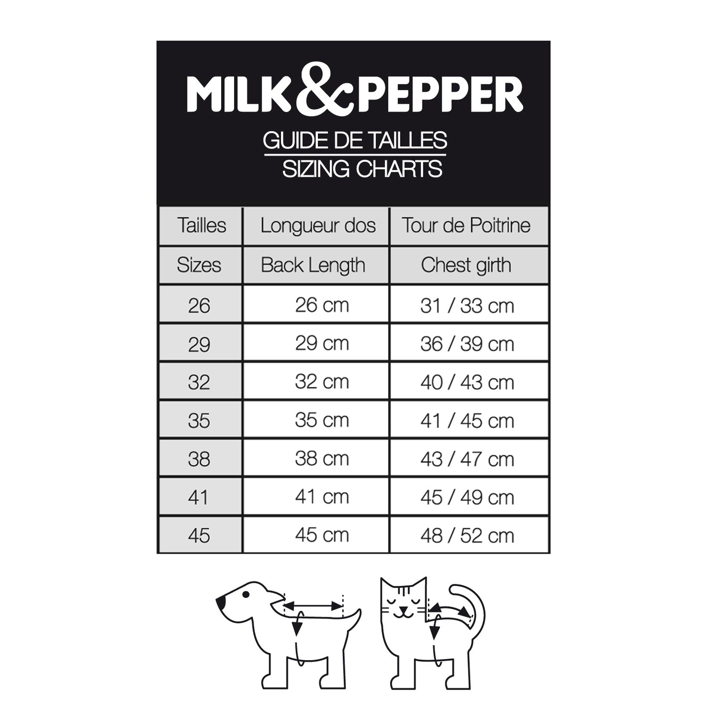Manteau imperméable BERYL avec harnais intégré pour chien – Milk & Pepper