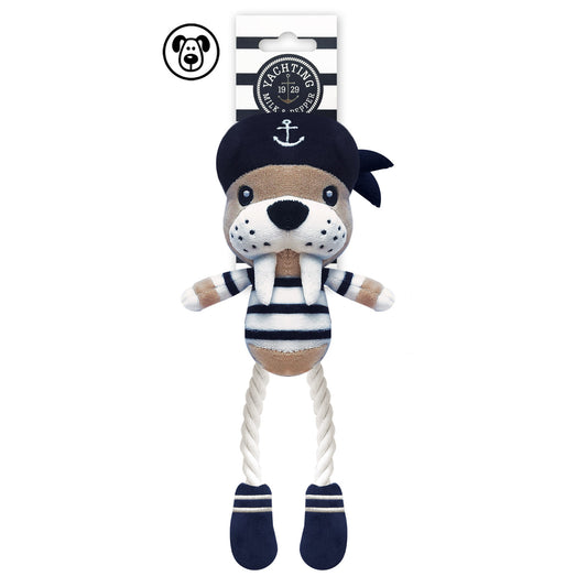 Peluche EVAN Morse pattes en corde pour chien – Milk & Pepper