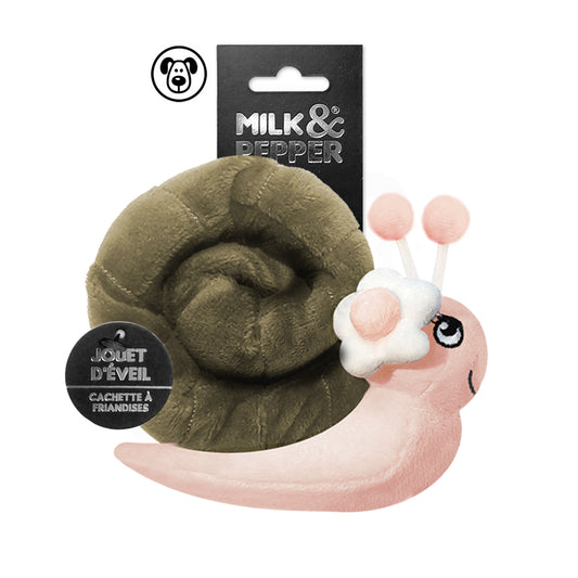 Jouet escargot de fouille JENNY pour chien – Milk & Pepper