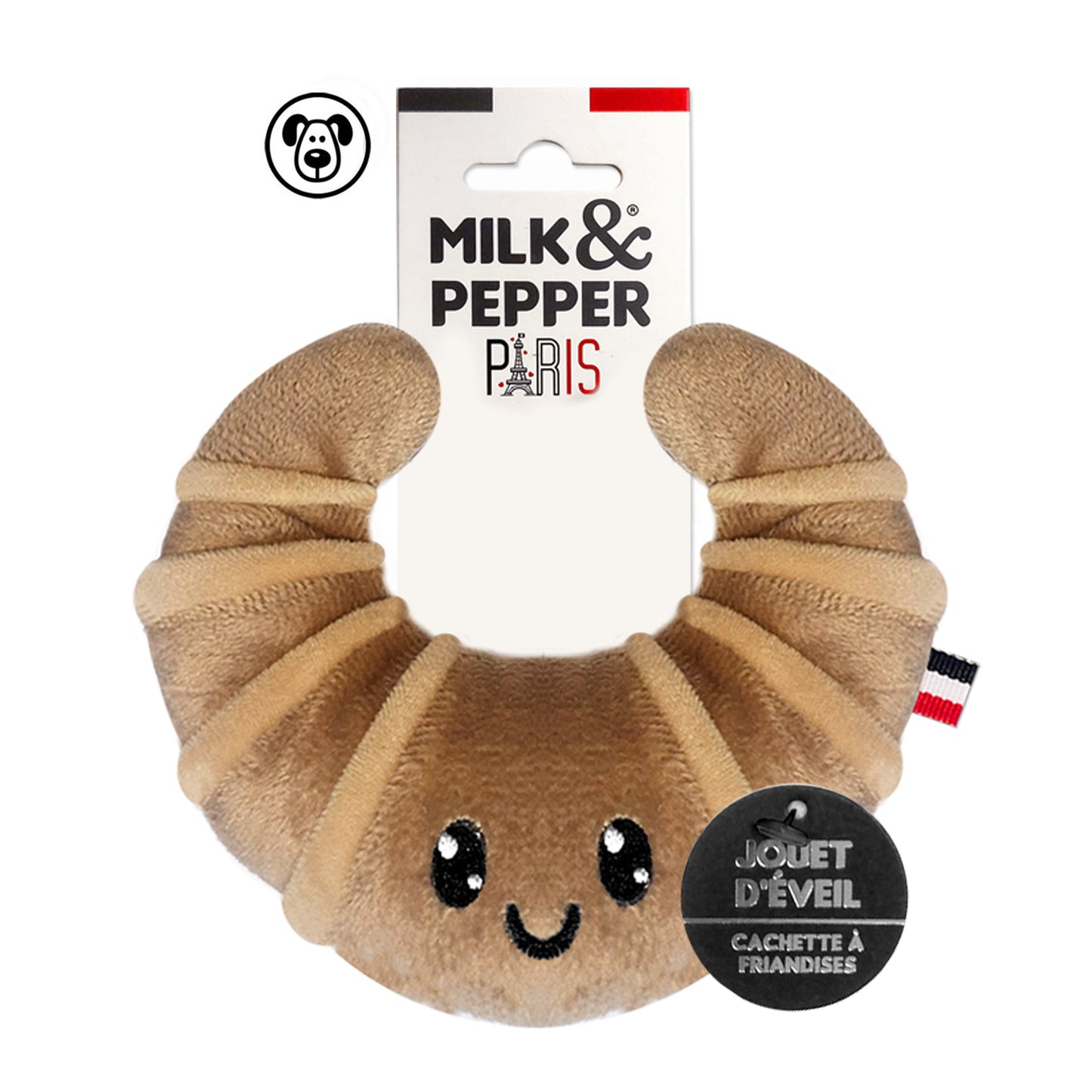 Jouet croissant de fouille FLORENTIN pour chien – Milk & Pepper