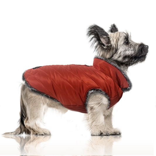 Manteau GARETH imperméable et réversible pour chien – Milk & Pepper