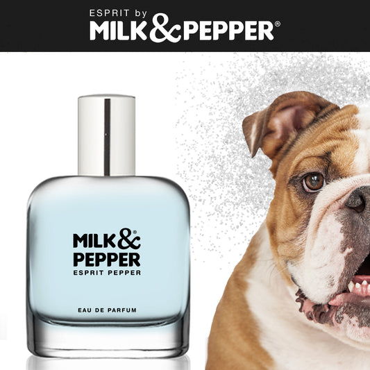 Parfum ESPRIT PEPPER – Essence fraîche & noble pour chien – Milk & Pepper