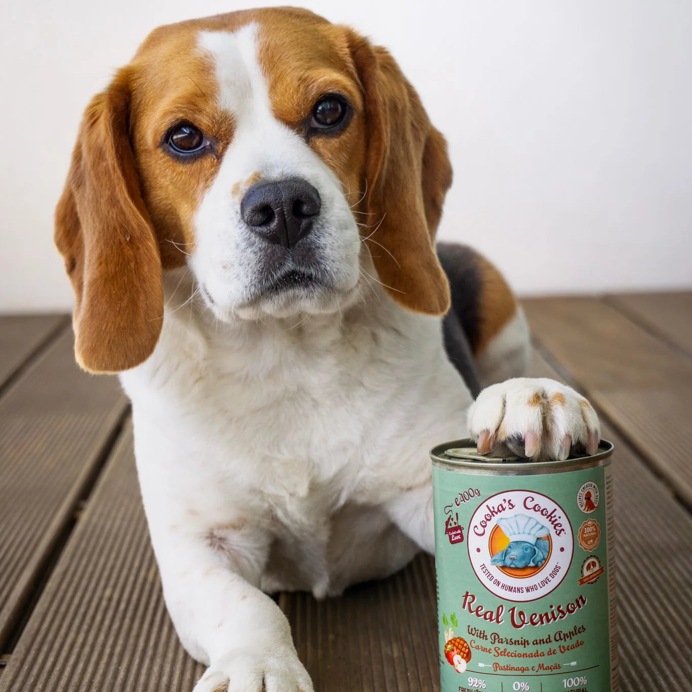 Pâtée au Gibier, Panais & Pommes Cooka's Cookies – 100 % Naturelle & Sans Céréales pour Chien