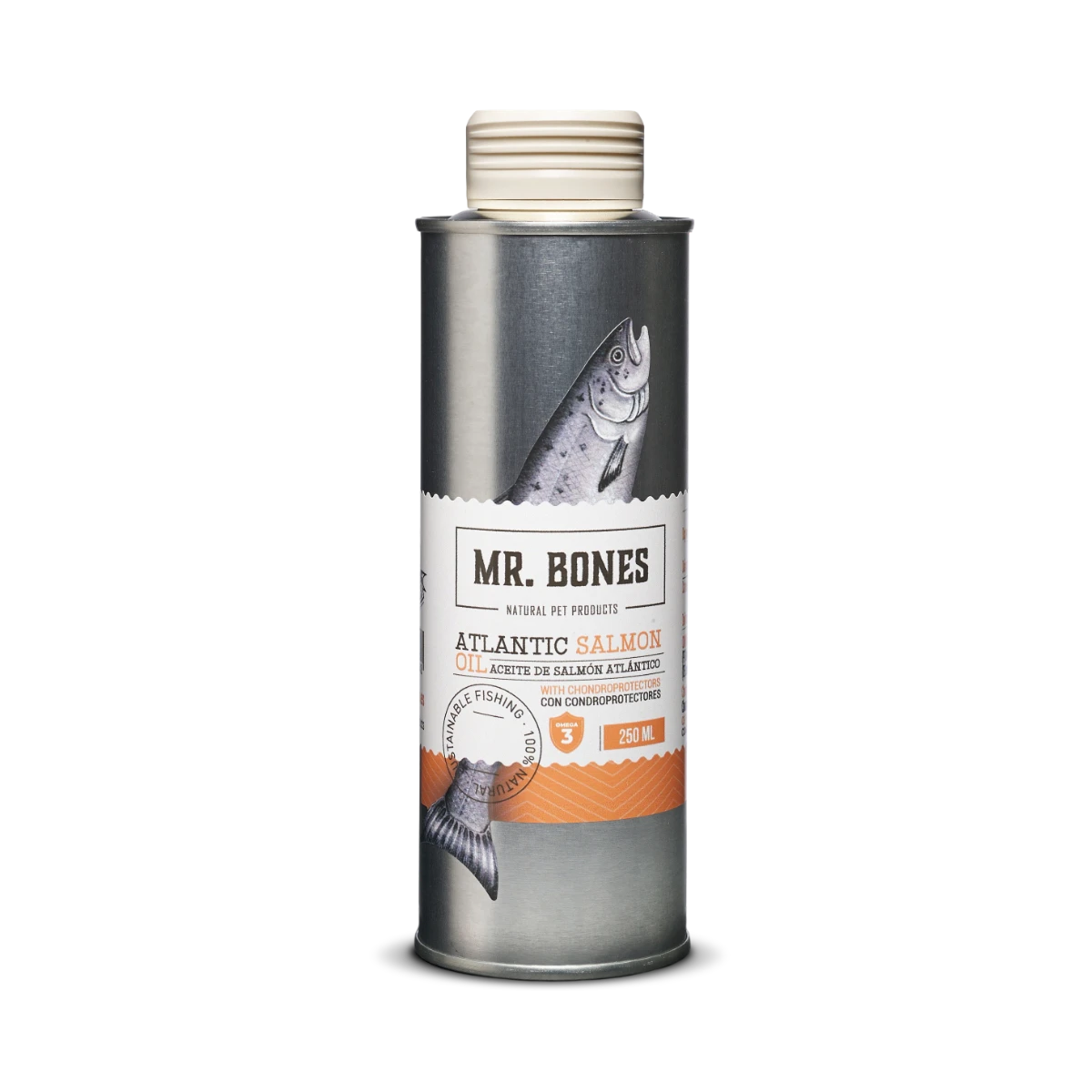 Huile de Saumon pour Chiens & Chats avec Chondroprotecteurs – Oméga-3, Glucosamine & Chondroïtine