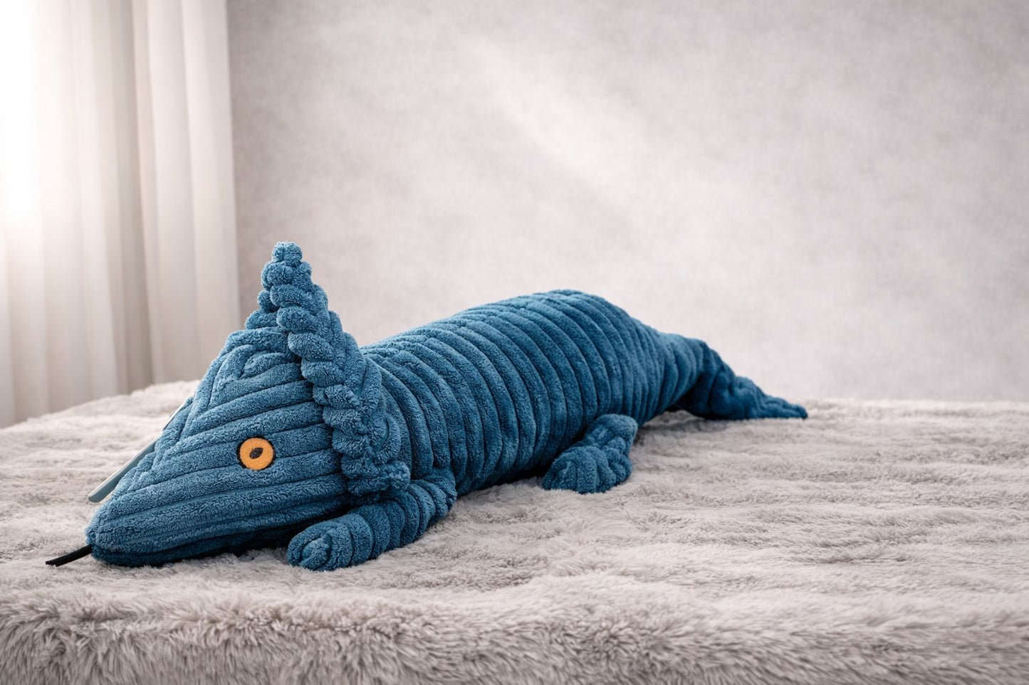 Peluche Caméléon XXL en velours côtelé pour chien – Vadigran
