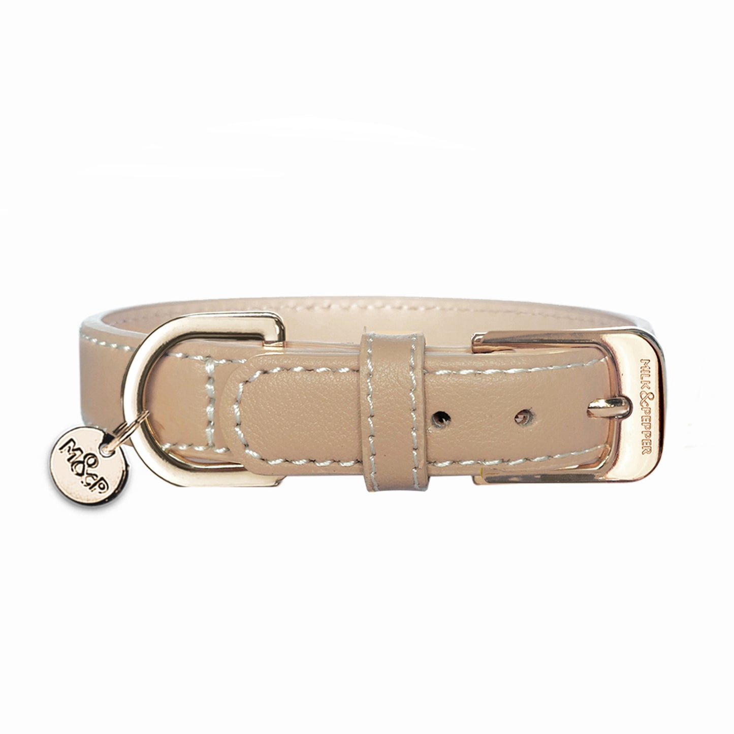 Collier cuir VENDÔME pour chien – Milk & Pepper
