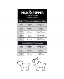 Collier VALDEMAR intérieur fourré pour chien – Milk & Pepper