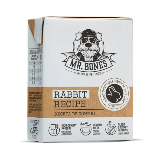 Repas Cuisiné au Lapin & Légumes pour Chien – Aliment Complet Sans Céréales