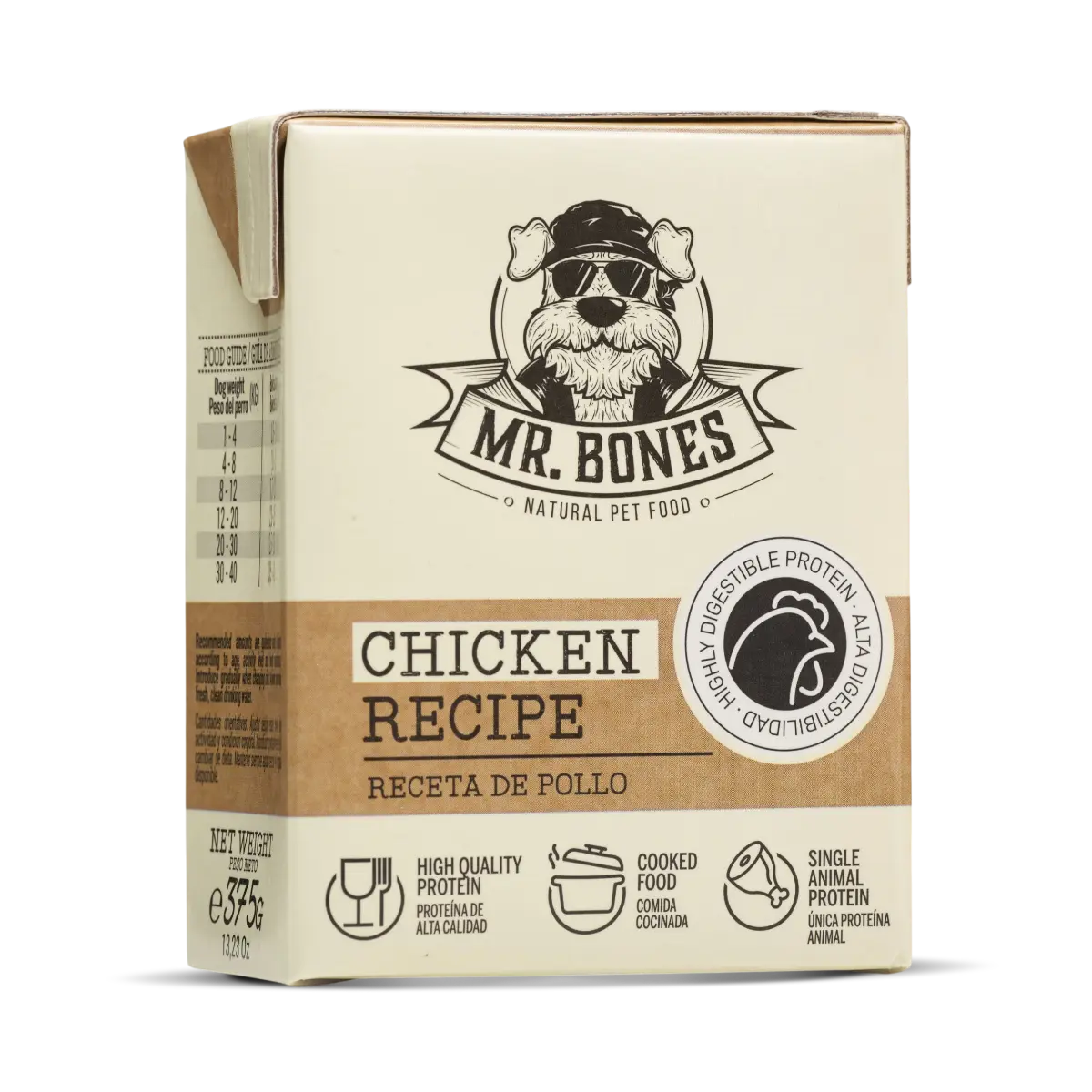 Repas Cuisiné au Poulet & Légumes pour Chien – Aliment Complet Sans Céréales