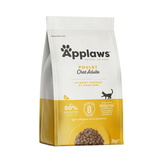 Croquettes Chat Adulte Poulet 2 kg – Applaws
