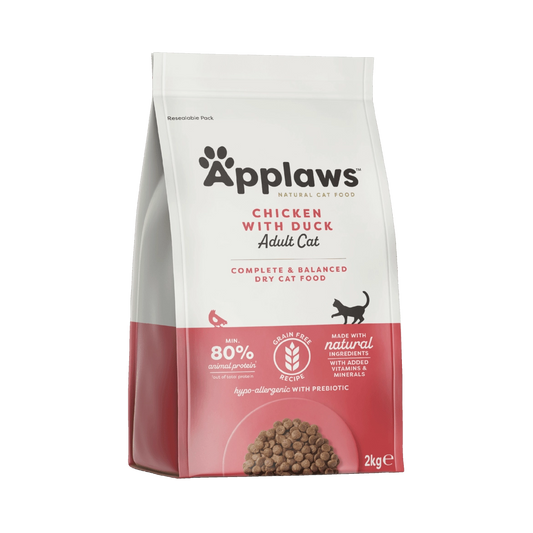 Croquettes Chat Adulte Poulet & Canard 2 kg – Applaws