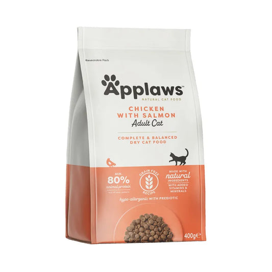 Croquettes Chat Adulte Poulet & Saumon 2 kg – Applaws