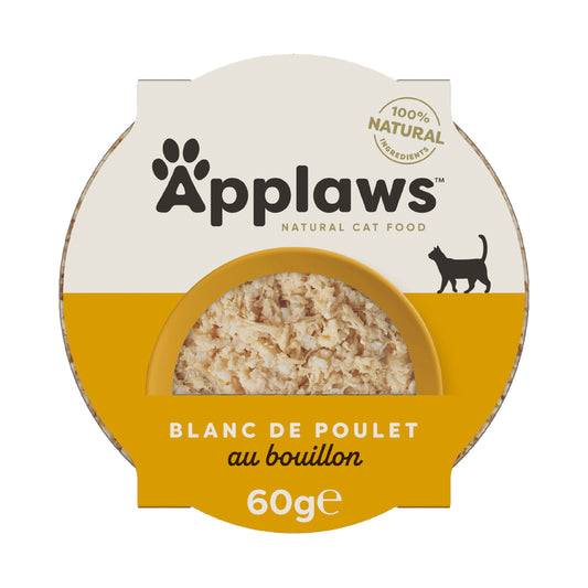 Filet de Poulet & Riz pour chat 85 g – Applaws