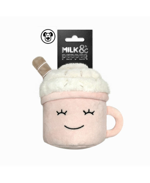 Peluche CHOCOLATE MUG avec pouic pour chien – Milk & Pepper