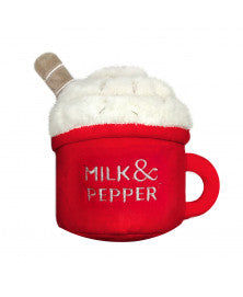 Peluche MACCIATO avec pouic pour chien – Milk & Pepper