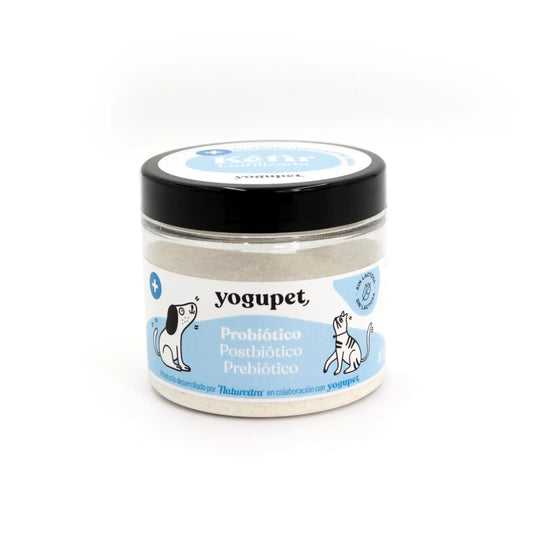 Kéfir lyophilisé spécial digestion (postbiotiques, probiotiques & prébiotiques) pour chien – Yogupet