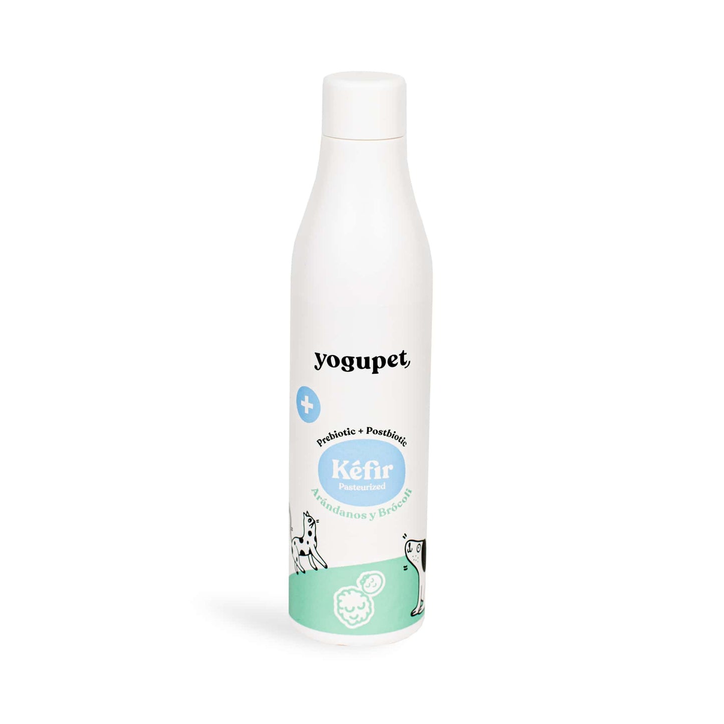 Kéfir pasteurisé Myrtille & Brocoli spécial digestion pour chien – Yogupet