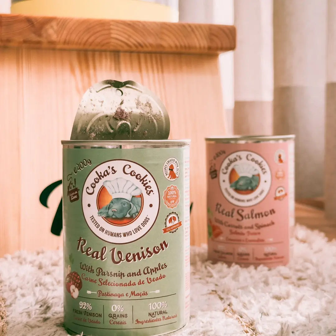 Pâtée au Gibier, Panais & Pommes Cooka's Cookies – 100 % Naturelle & Sans Céréales pour Chien