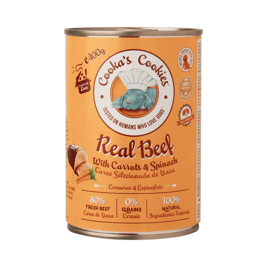Pâtée Real Beef pour chien – Cooka's Cookies
