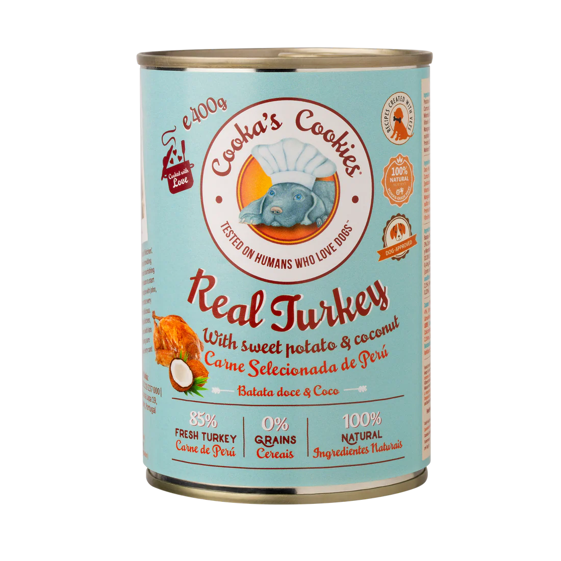 Pâtée Real Dinde pour chien – Cooka's Cookies