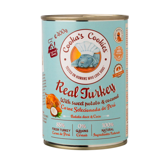 Pâtée Real Dinde pour chien – Cooka's Cookies