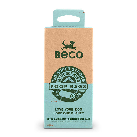 Poches à crottes x8 rouleaux parfum menthe – Beco