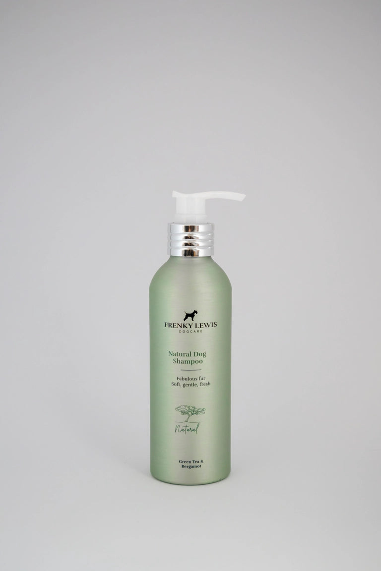 Shampooing naturel pour chien Thé Vert & Bergamote – FRENKY LEWIS 200 ml