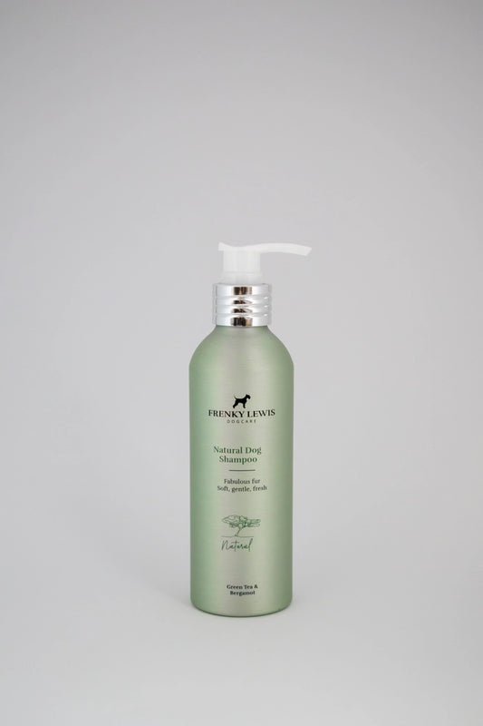 Shampooing naturel pour chien Thé Vert & Bergamote – FRENKY LEWIS 200 ml