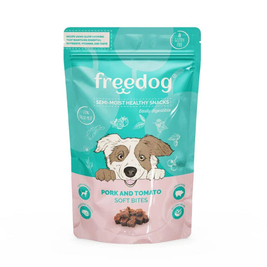 Snack semi-humide Pork & Tomate pour chien – Freedog