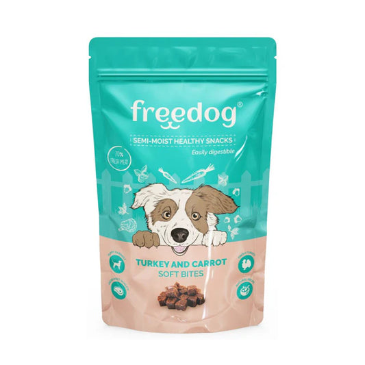 Snack semi-humide Poulet & Citrouille pour chien – Freedog