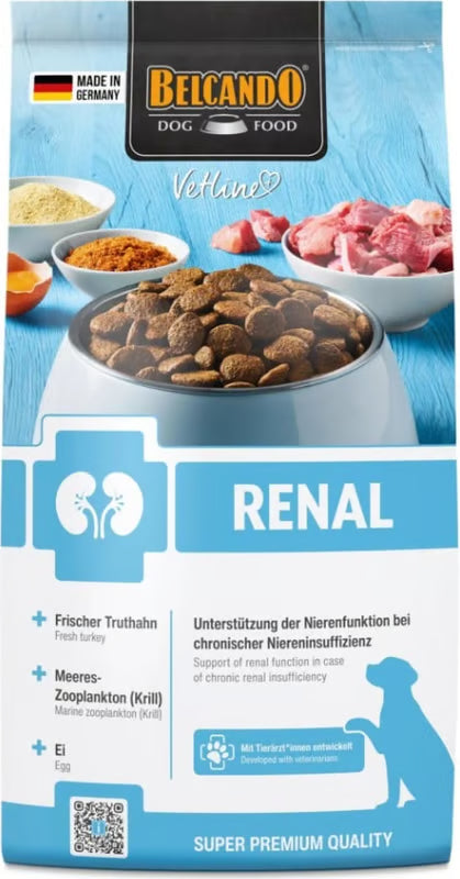 BELCANDO Vetline Renal 1,8 kg – Croquettes rénales vétérinaires pour chien