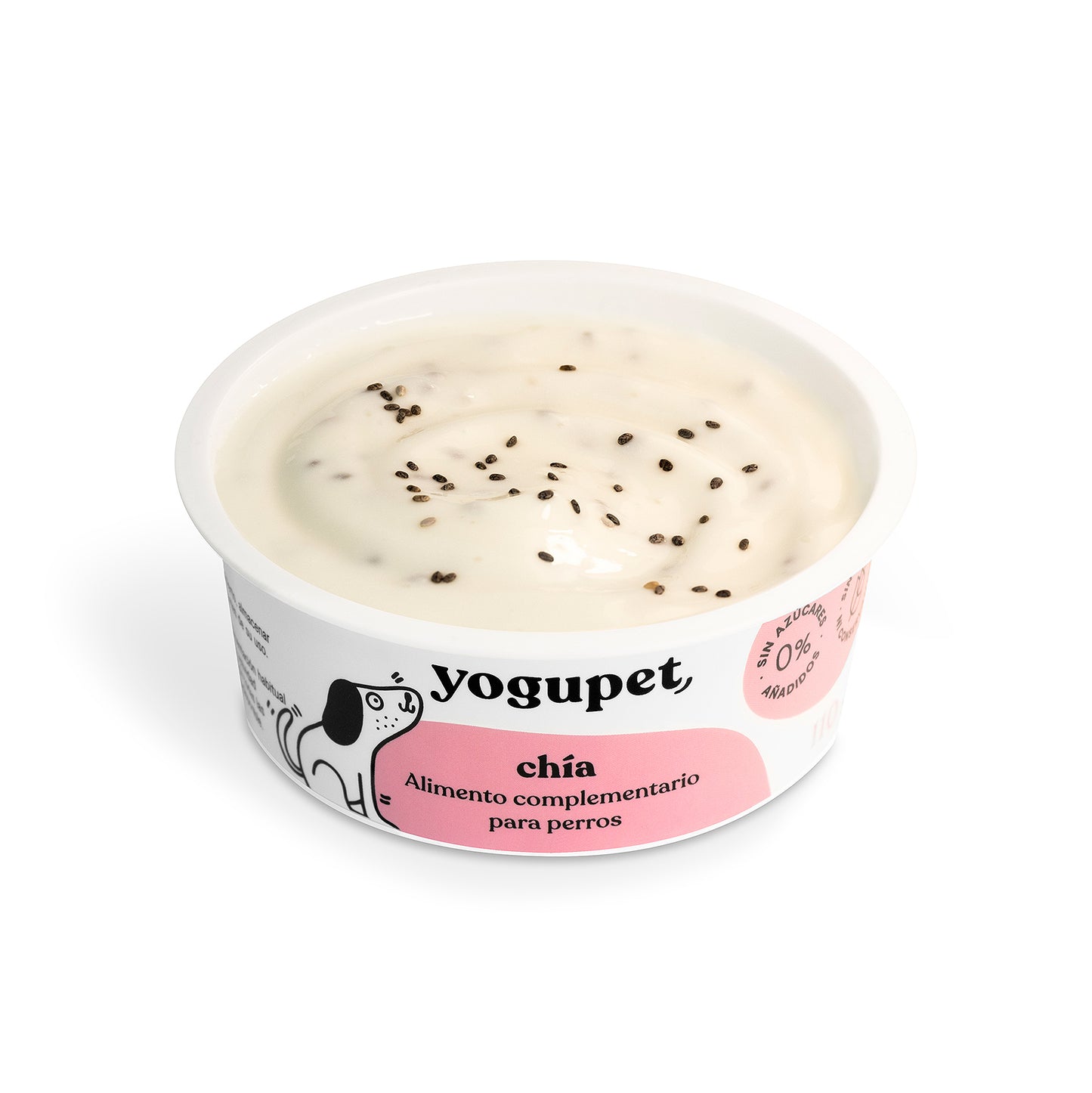 Yaourt pour chien sans lactose aux graines de chia – Yogupet